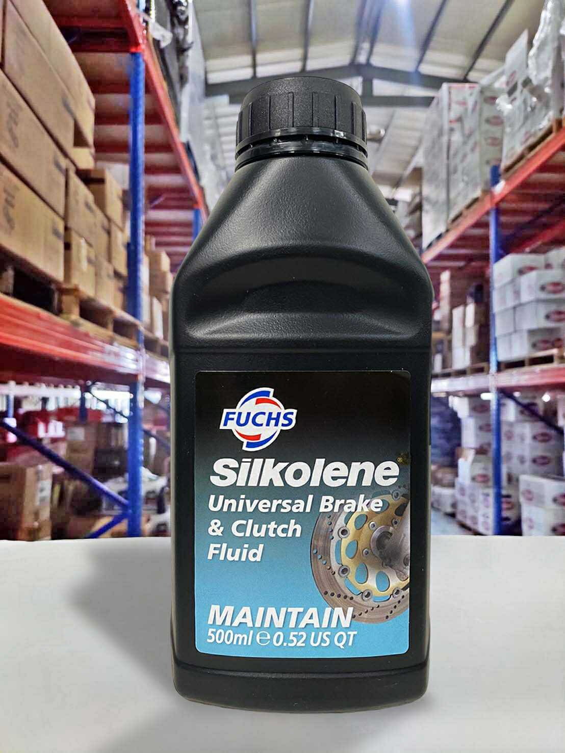 【4%點數】『油工廠』FUCHS SILKOLENE MAINTAIN DOT4 剎車油 0.5L【樂天APP下單限定】