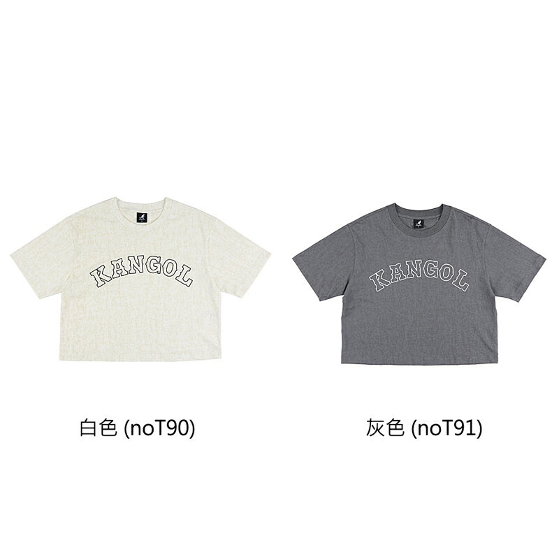 KANGOL 女短袖T恤 短版 64221008