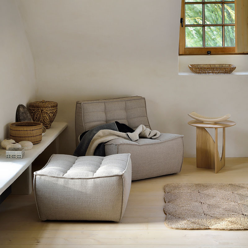 北歐設計師懶人沙發椅客廳簡約單人毛毛蟲模塊方塊組合小戶型