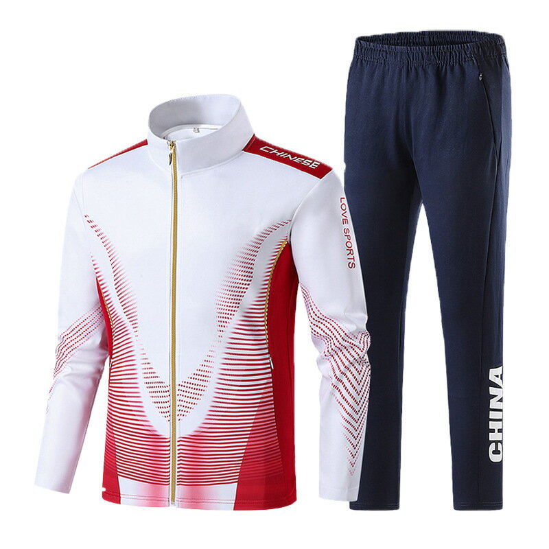 【巴黎精品】運動套裝兩件套休閒服-排汗夾克透氣長褲男女運動服5色a1he42