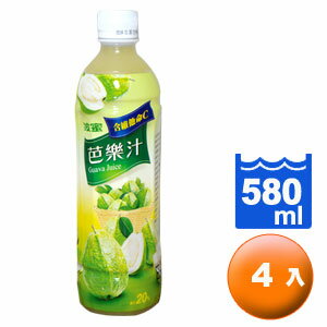 波蜜 芭樂汁飲料 580ml (4入)/組【康鄰超市】