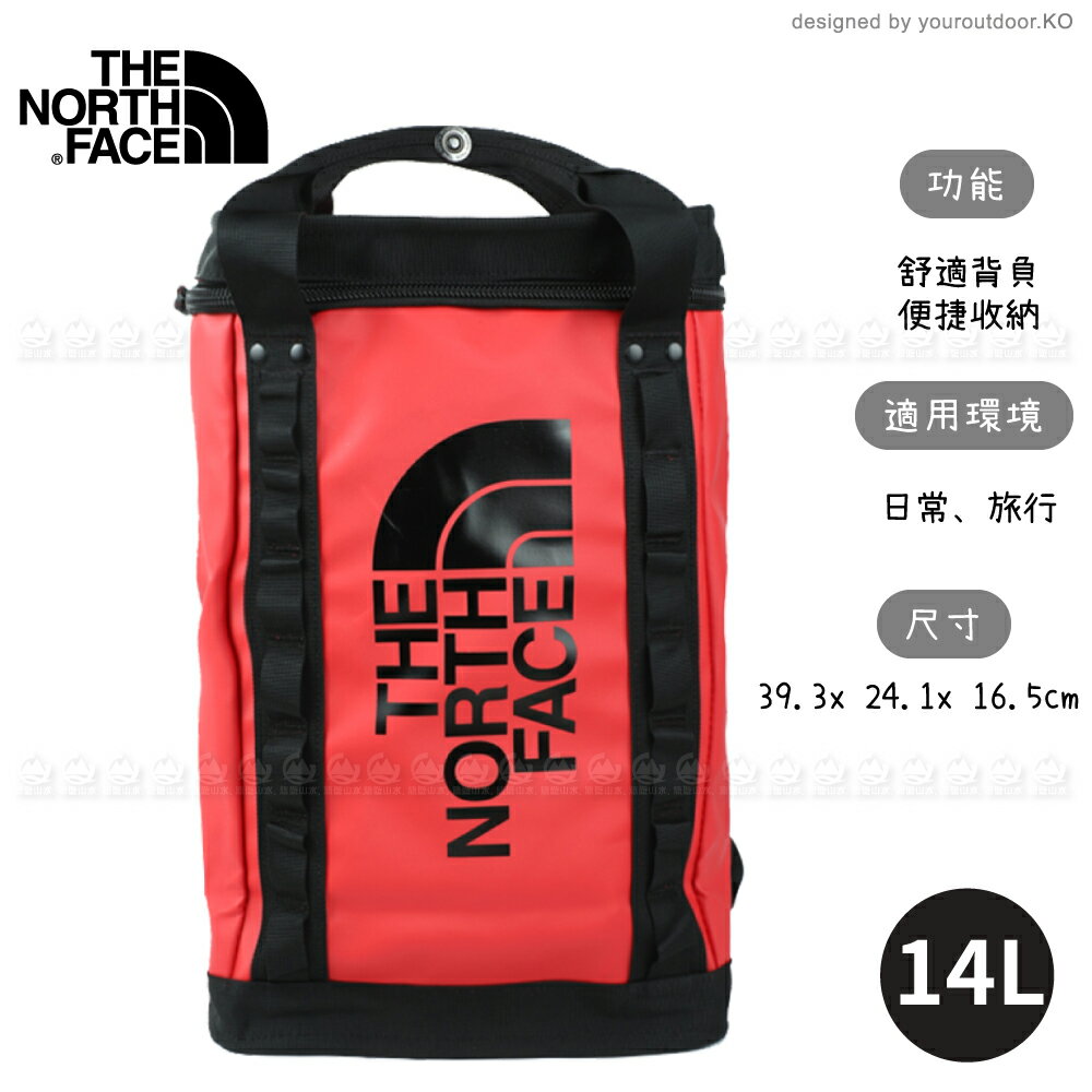 The North Face 14L EXPLORE FUSEBOX-S 後背包《紅》】3KYV/雙肩背包