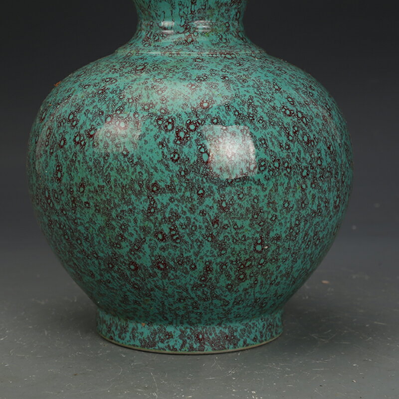 大清乾隆爐鈞釉葫蘆瓶古董古玩收藏真品中國風花瓶老物件瓷器擺件| 協貿