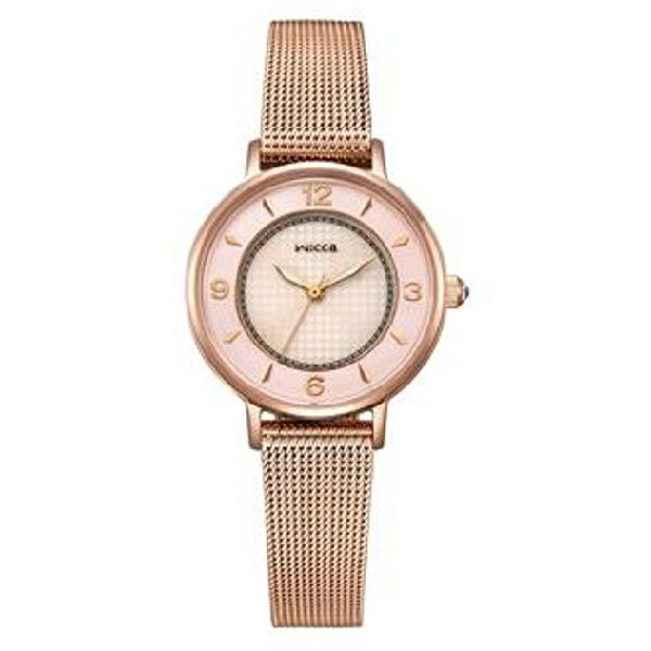 CITIZEN 星辰 KP3-465-95 WICCA少女系列 臺灣限定廣告款粉紅金時尚女錶 28.1mm｜樂天全館特惠中★指定刷卡回饋10%