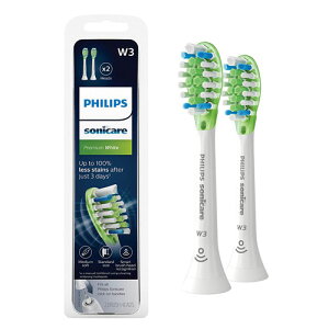 [2美國直購] 牙刷頭 Genuine Philips Sonicare W3 Premium White toothbrush head, HX9062/65, 2-pk, white