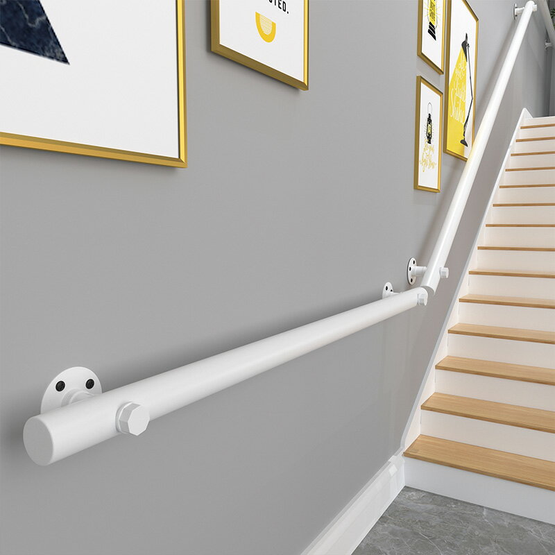 樓梯扶手 歐式樓梯扶手簡約現代家用靠墻實木室內走廊閣樓幼稚園防滑木扶手『CM41519』