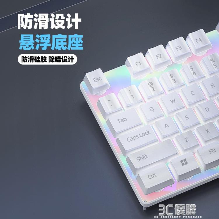 有線鍵盤辦公專用打字滑鼠套裝機械手感電腦臺式靜音外接電競遊戲