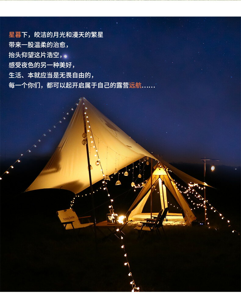 Fantasy Garden夢花園戶外露營裝備營地氛圍裝飾品帳篷毛氈三角旗 6