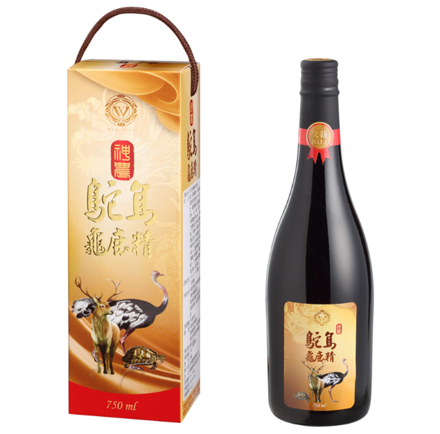 文新鴕鳥龜鹿精 750ml