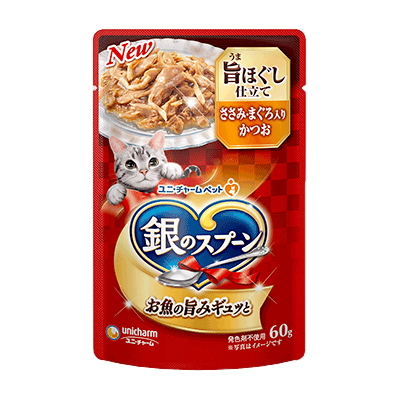 日本Unicharm 銀湯匙貓餐包 三星餐包 銀湯匙 貓餐包 貓零食 寵物餐包 銀湯匙無添加餐包【1007001】 0