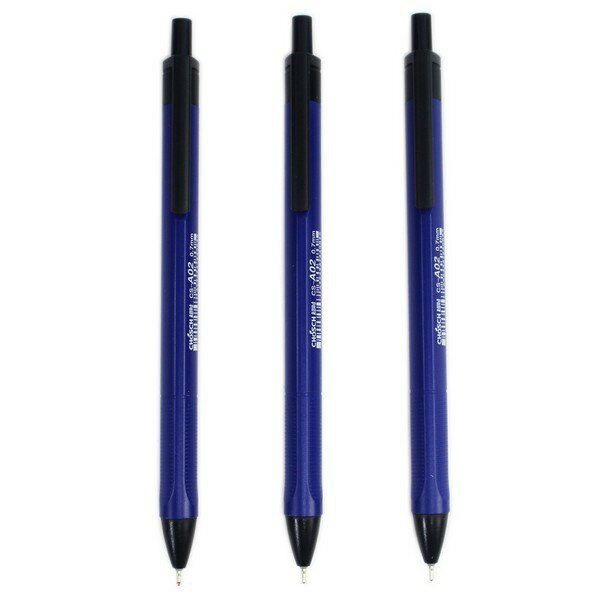 超時 CS-A02 中油筆 0.7mm/一盒40支入(定8) 三角筆桿 360° 絲滑 中油筆 自動原子筆 針型-合