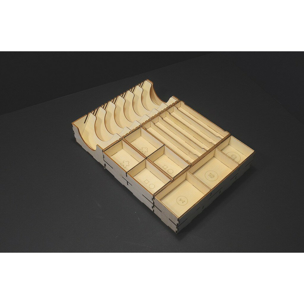 【桃園桌遊家】特魯瓦 Troyes 桌遊收納盒【附白膠】【烏鴉盒子收納盒】 1