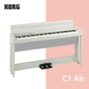 【非凡樂器】KORG【C1-Air】88鍵掀蓋式電鋼琴/白色/日本製造/兩種平台鋼琴音色/公司貨保固