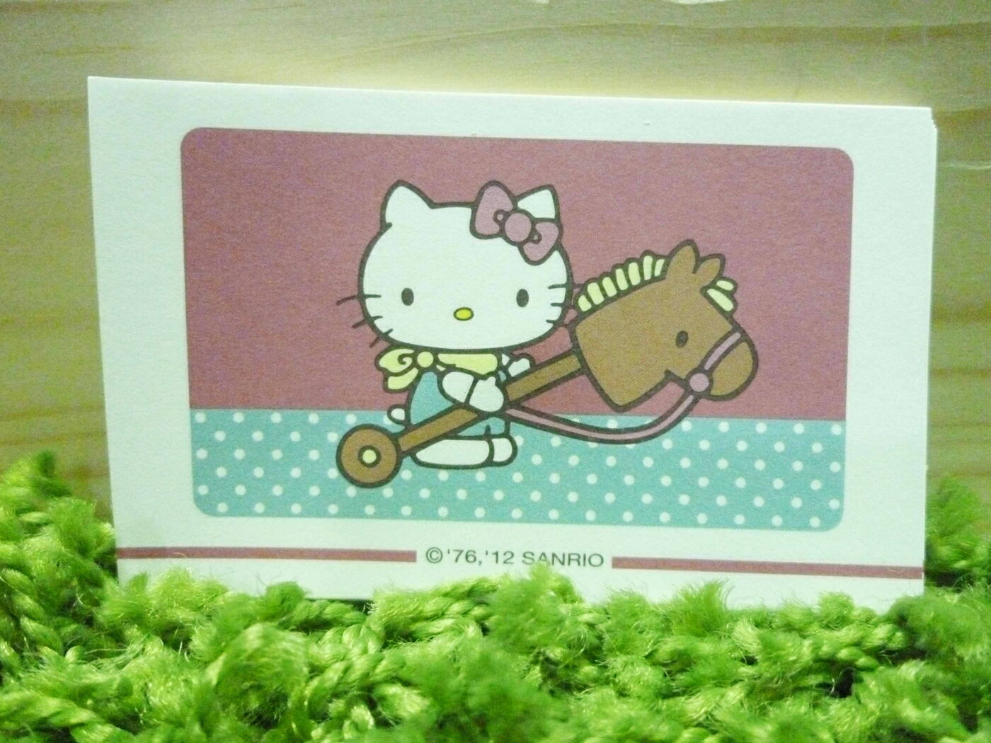 【震撼精品百貨】Hello Kitty 凱蒂貓 便條 木馬【共1款】 震撼日式精品百貨