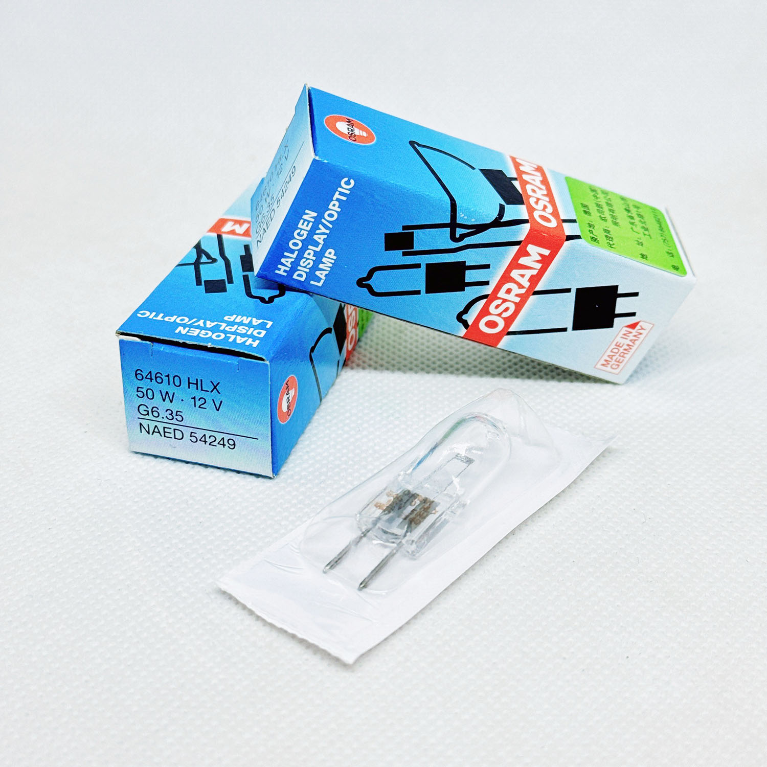 Osram 歐司朗 BRL 64610 HLX lamp 50w 12v G6.35 鹵素燈泡 1