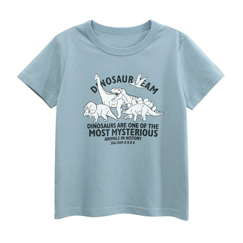 Baby童衣 夏季男童短袖T-Shirt 短袖圓領上衣 兒童短T恤 韓版百搭上衣 89128