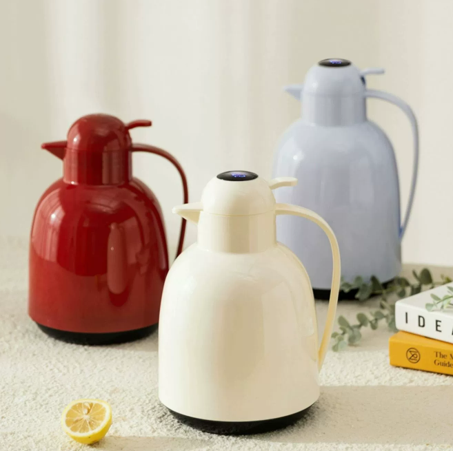 摩登主婦保溫壺紅色結婚家用熱水壺2024新款保溫瓶暖水瓶水壺