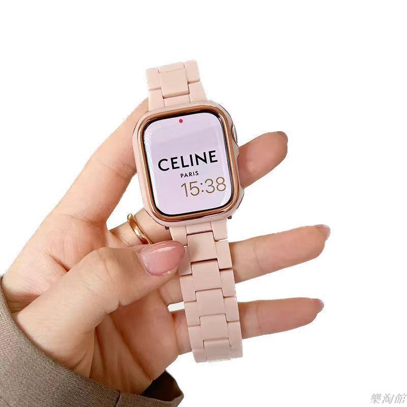 套裝 錶帶+錶殼 Apple Watch 9 錶帶 8 7 6 5 SE 防水錶帶 49mm 45mm 41 手錶保護殼