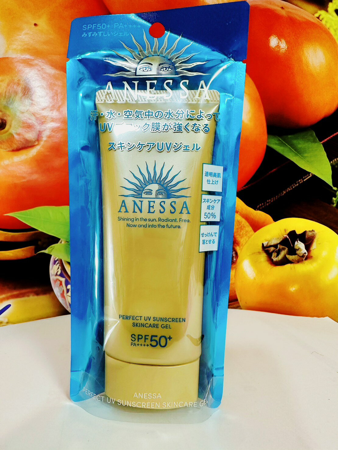 資生堂 安耐曬金鑽水透妍妝前乳 N 90g（安耐曬金鑽高效防曬凝膠 90g-舊歀）百貨公司專櫃正貨