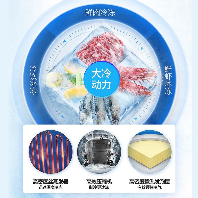 【可開發票】華寶小冰箱家用小型宿舍出租房冷凍冷藏雙開門電冰箱節能一級省電 2