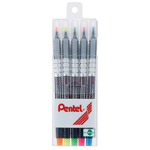 Pentel 飛龍 螢光筆 5色/組 S512-5