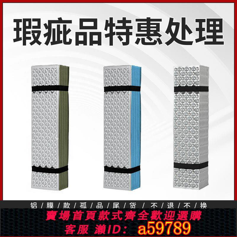 【臺灣公司 可打統編】XPE蜂窩午睡墊折疊單人便攜超輕加厚鋁膜地墊戶外雙層蛋巢防潮墊