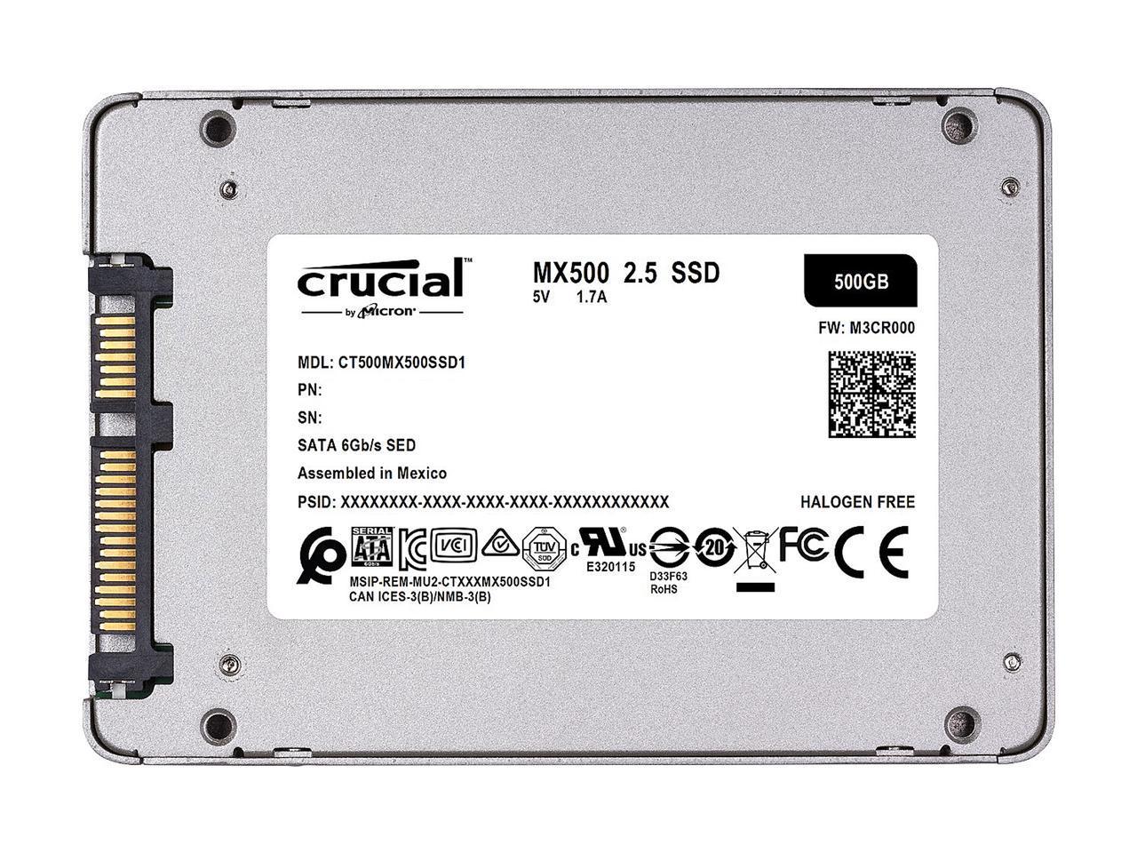 3cexpert Crucial Ssd Mx500 25 500gb 3d Nand Sata Iii 500g Internal Solid State Drive 2056