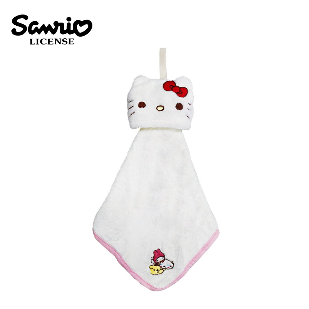 【日本正版】凱蒂貓 抗菌擦手巾 可掛式擦手巾 擦手巾 Hello Kitty - 753295