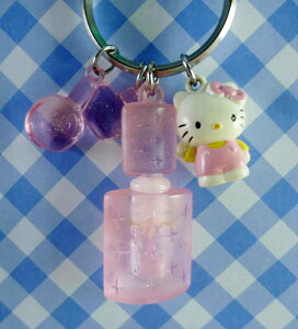 【震撼精品百貨】Hello Kitty 凱蒂貓 KITTY鑰匙圈-香水罐粉 震撼日式精品百貨