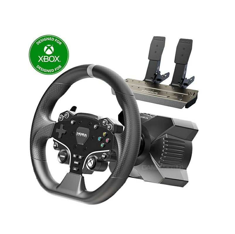 米特3C數位–MOZA 魔爪 R3賽車模擬器套裝 雙踏板 可支援Xbox PC