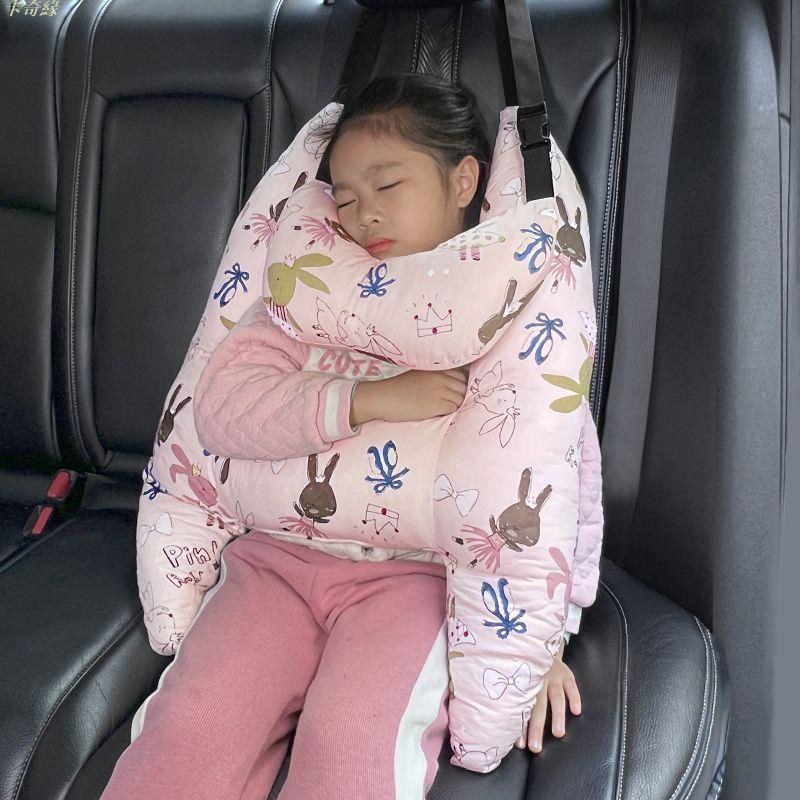 汽車頭枕 汽車靠枕 車載頭枕兒童睡覺神器頸枕長途車載上抱枕后座后排枕頭車用睡枕