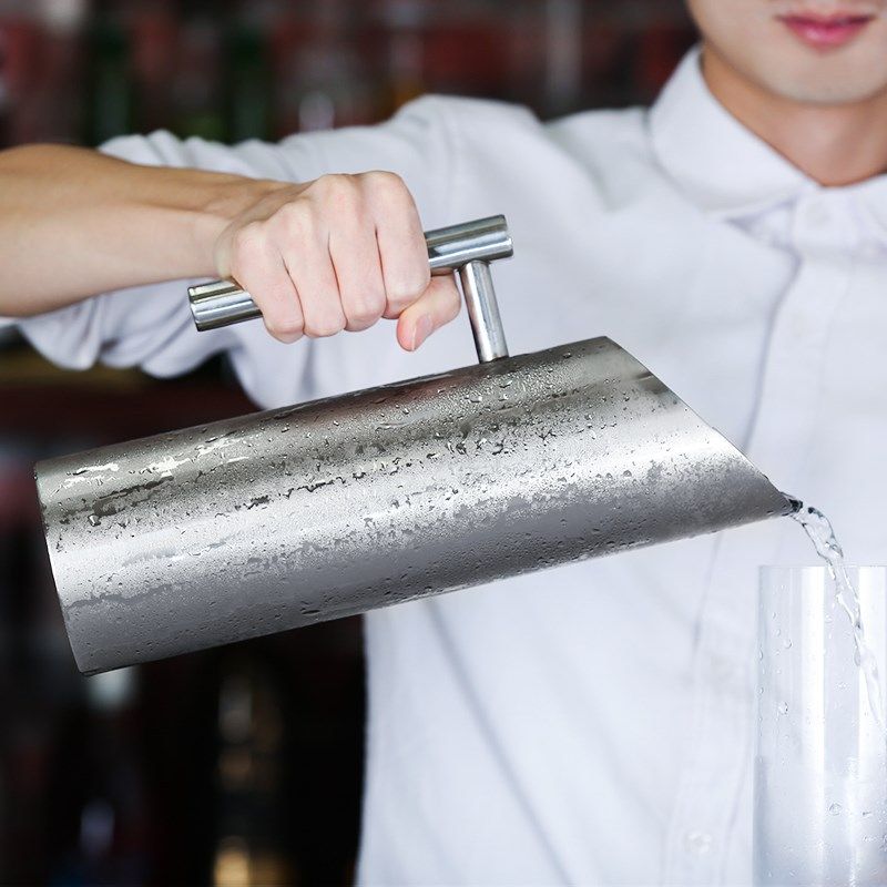 免運/開票 加厚不銹鋼直身冷水壺 酒吧調酒扎壺果汁壺涼水壺咖啡壺KTV飲料壺L080快速出貨