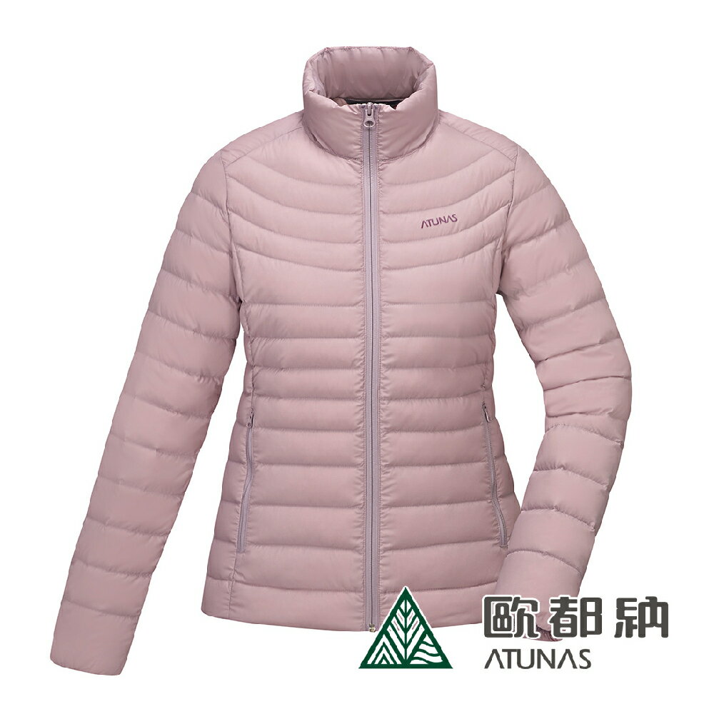 【ATUNAS 歐都納 女款 KEEP WARM輕量羽絨外套《霧灰紫》】A1GA2235W/保暖機能外套
