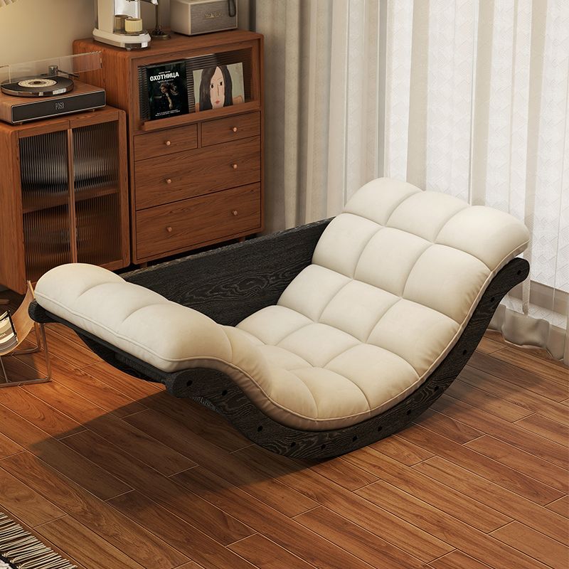 香蕉船搖椅簡約實木單人沙發新款家具躺椅客廳家用復古休閒搖搖椅