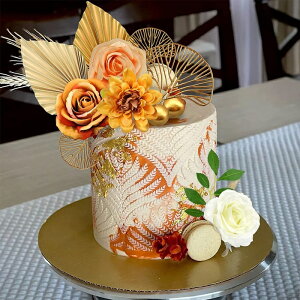 [Hare.D]現貨 花朵 蛋糕裝飾 套組 材料包 慶生 蛋糕插牌 烘培裝飾 DIY生日蛋糕 手作 派對 家宴