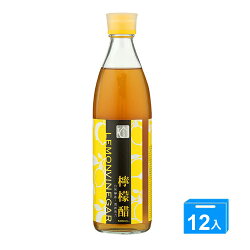 百家珍檸檬醋600ml*12【愛買】