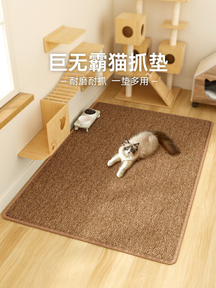 貓抓板貓窩一體地毯墊子防貓爪大號四季通用耐磨不掉屑保護沙發【淘夢屋】