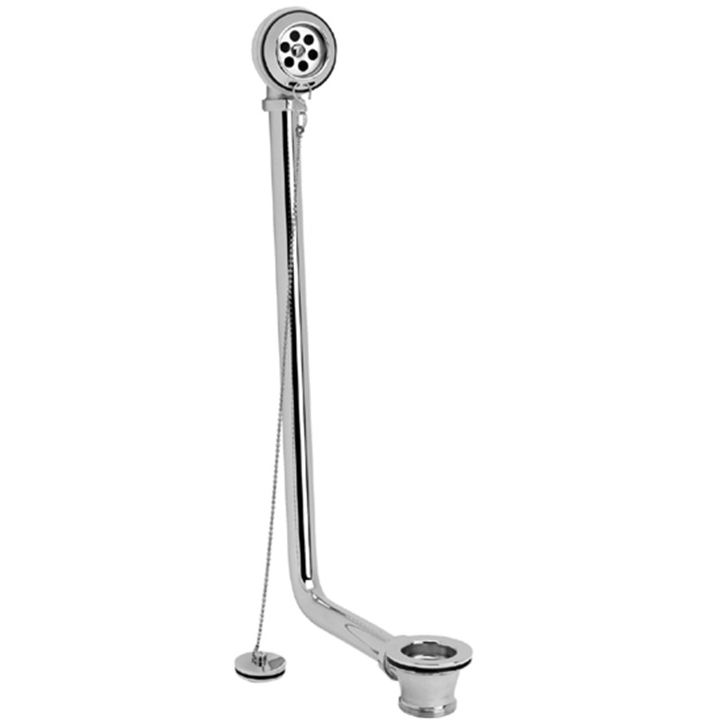 蝶陶新款下水器衛浴 復古 帶鏈條落水器古典貴妃浴缸配件英國款式