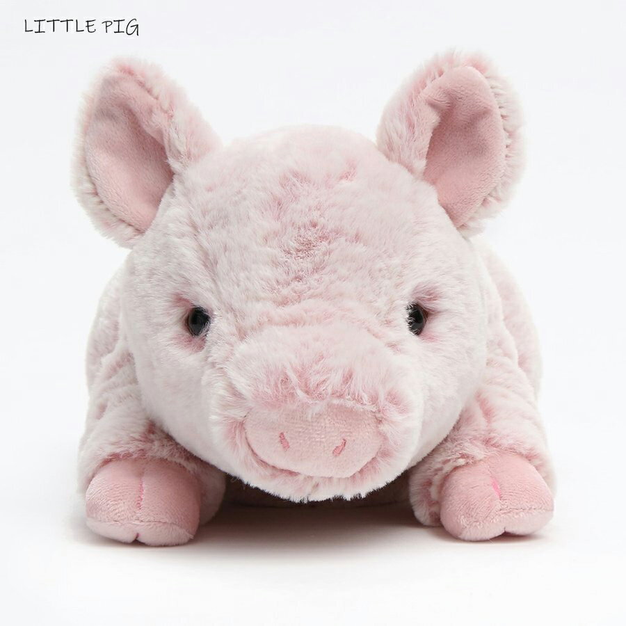 「寫實得來又可愛的豬豬」出口外單治愈小豬仔毛絨公仔膝枕抱枕