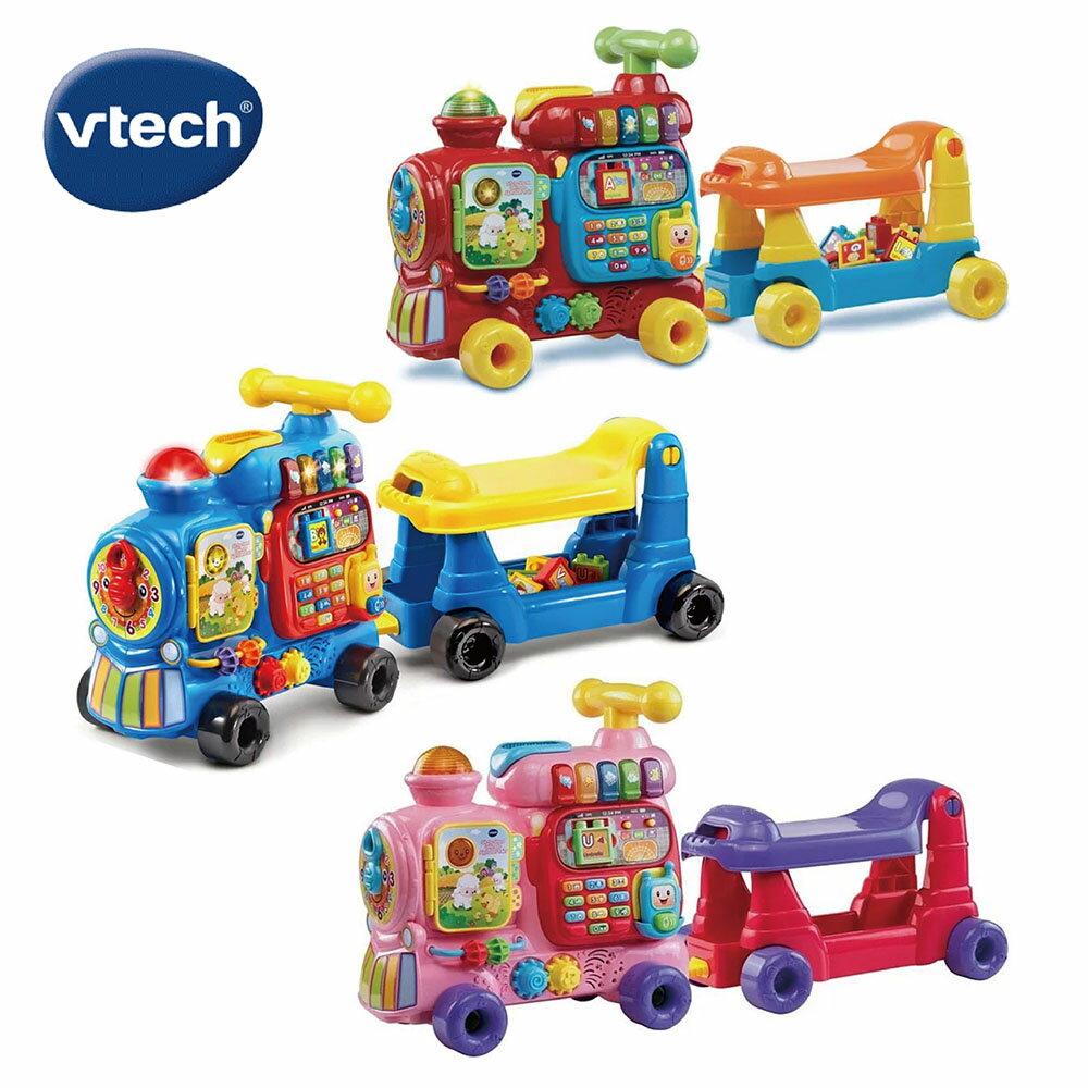 Vtech 4合1智慧積木學習車-3色可選【悅兒園婦幼生活館】