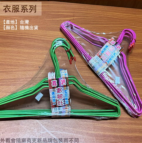 臺灣製 富麗旺 塑膠 衣架 10支 曬衣架 曬衣架 衣架 收納衣架 衣夾