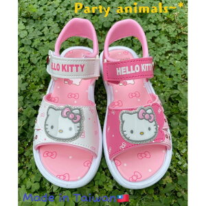 🌟Party Animals🌟 Hello Kitty 凱蒂貓 蝴蝶結 涼鞋 兒童涼鞋 小童涼鞋 卡通涼鞋 防滑 MIT