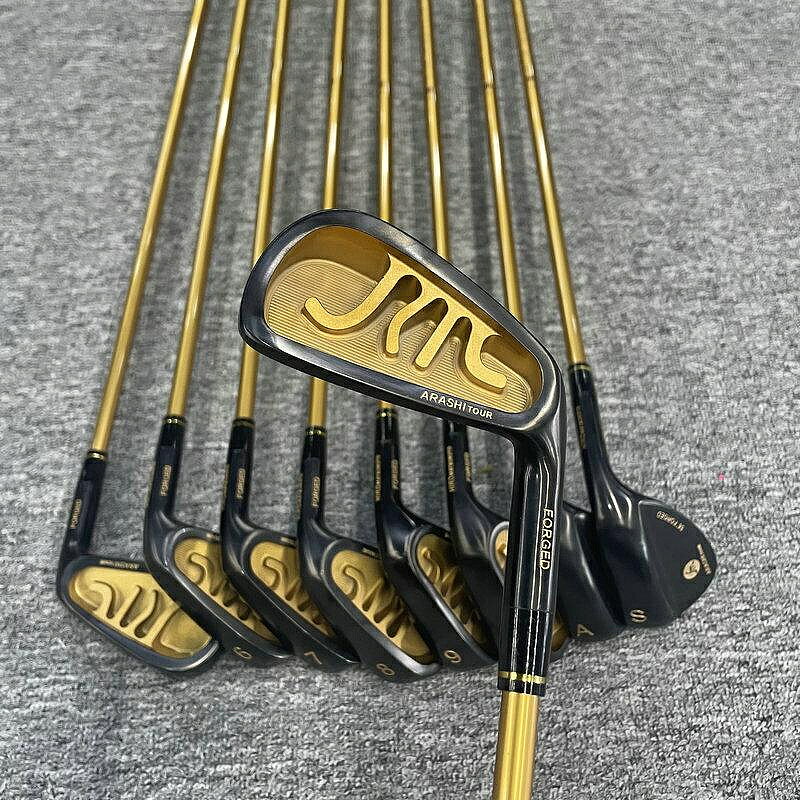 二手高爾夫球桿Hiro Matsumoto松本宏興黑金鐵桿組限量版進口GOLF
