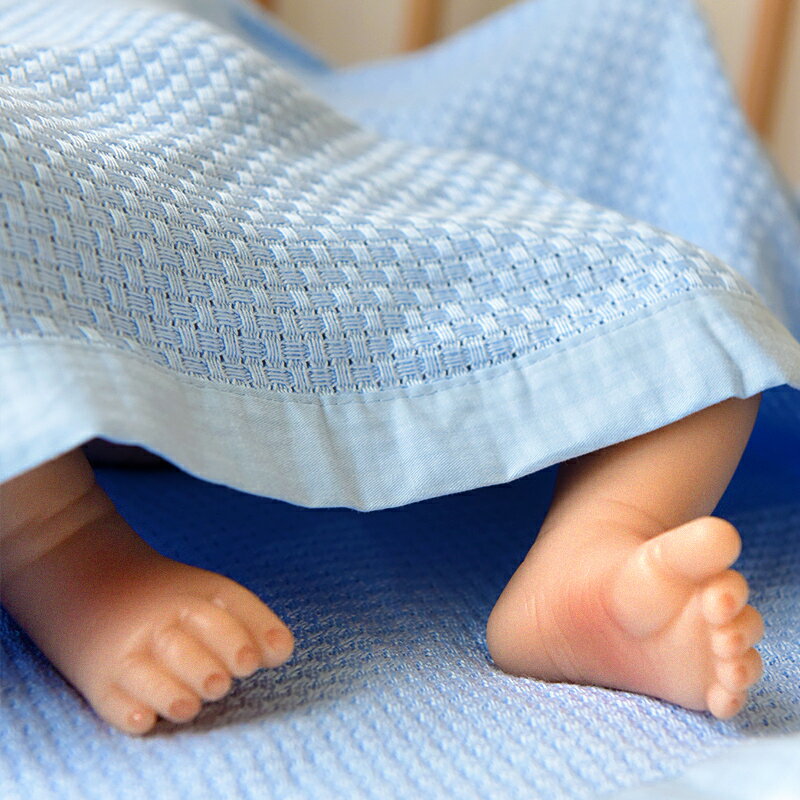 寶寶嬰兒冰絲毯子竹纖維蓋毯夏季涼被新生兒童空調被薄款毛巾被子