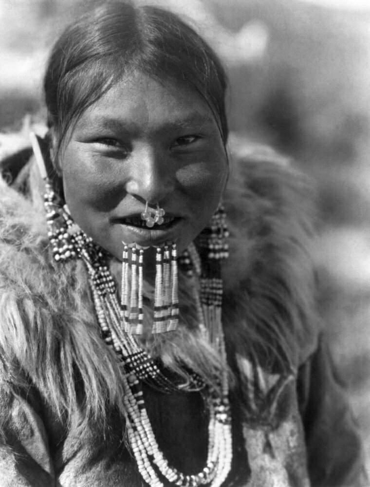 Posterazzi: Alaska Eskimo Woman Neskimo Woman From Nunivak Island ...