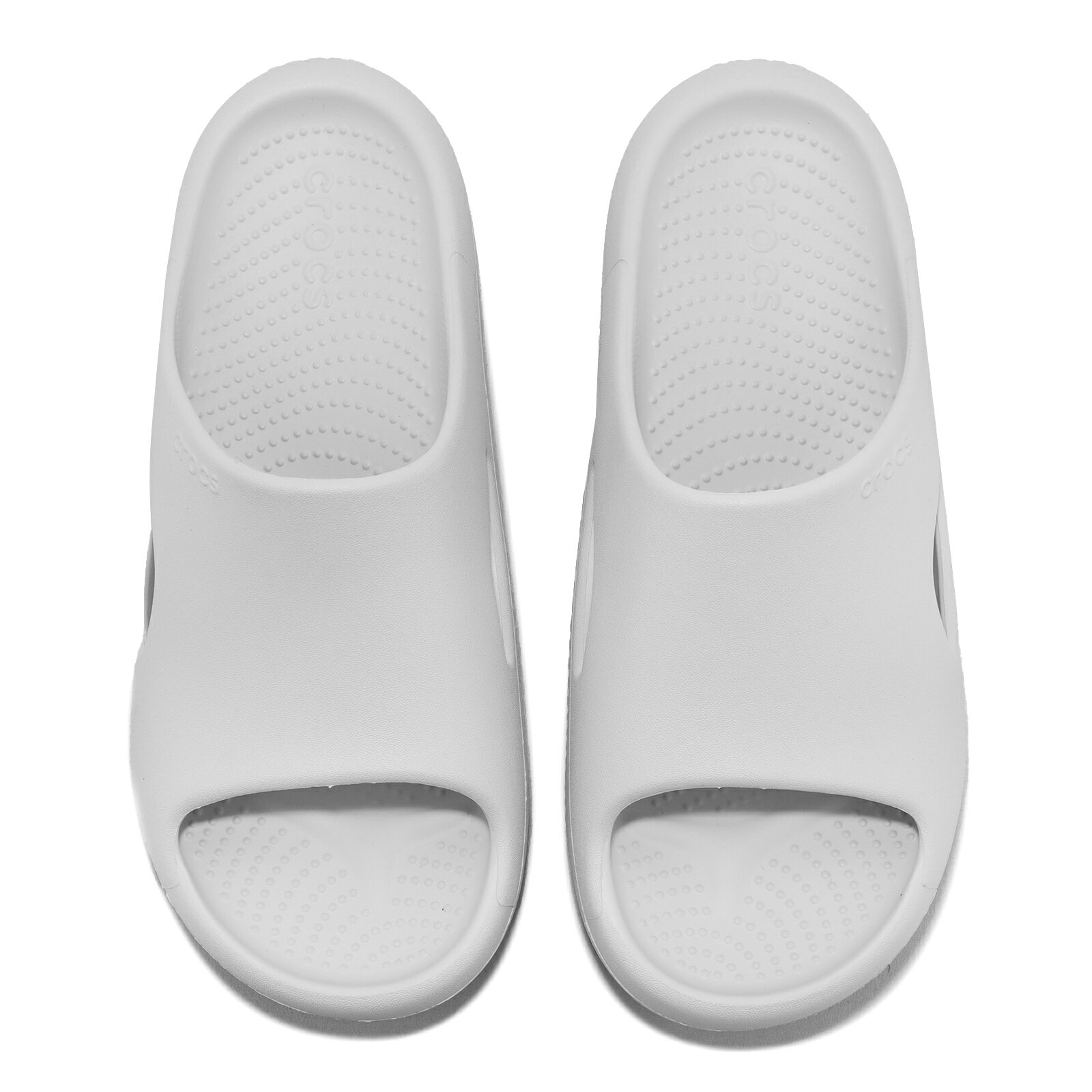 Crocs 洞洞鞋 拖鞋 Mellow Slide 男鞋 女鞋 大氣灰色 麵包涼拖鞋 回彈 卡駱馳