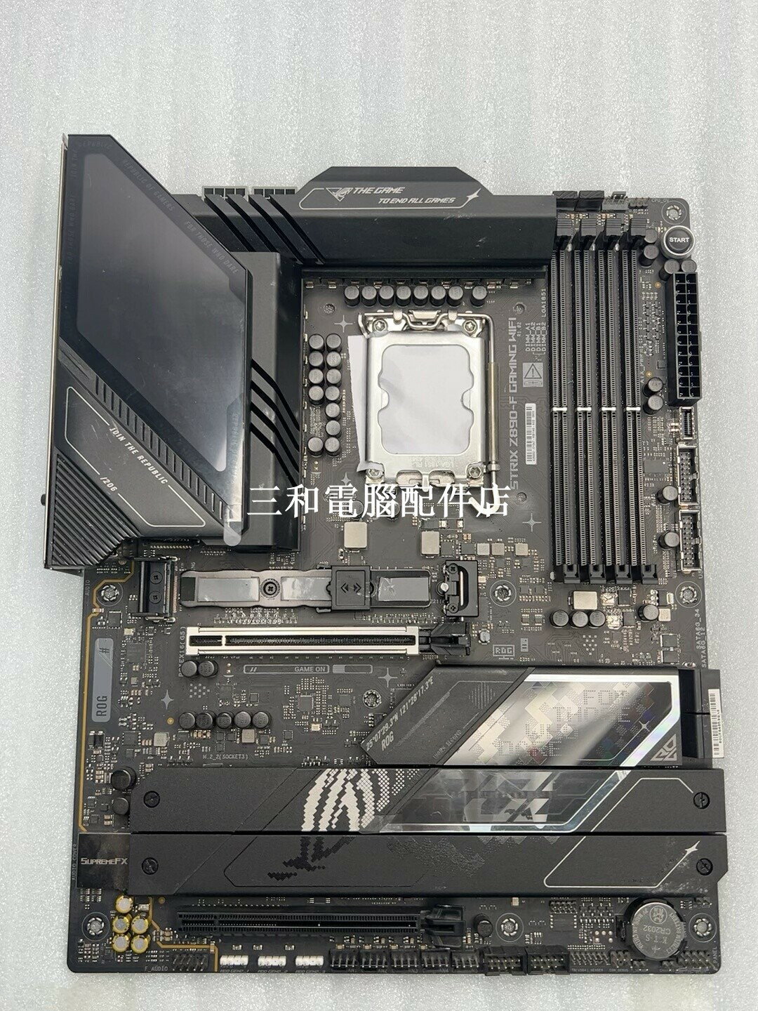 華碩 ROG STRIX Z890-F GAMING WIFI 主機板 實拍圖所見即所得 適合遊戲與創作者 快速發貨 官方質保