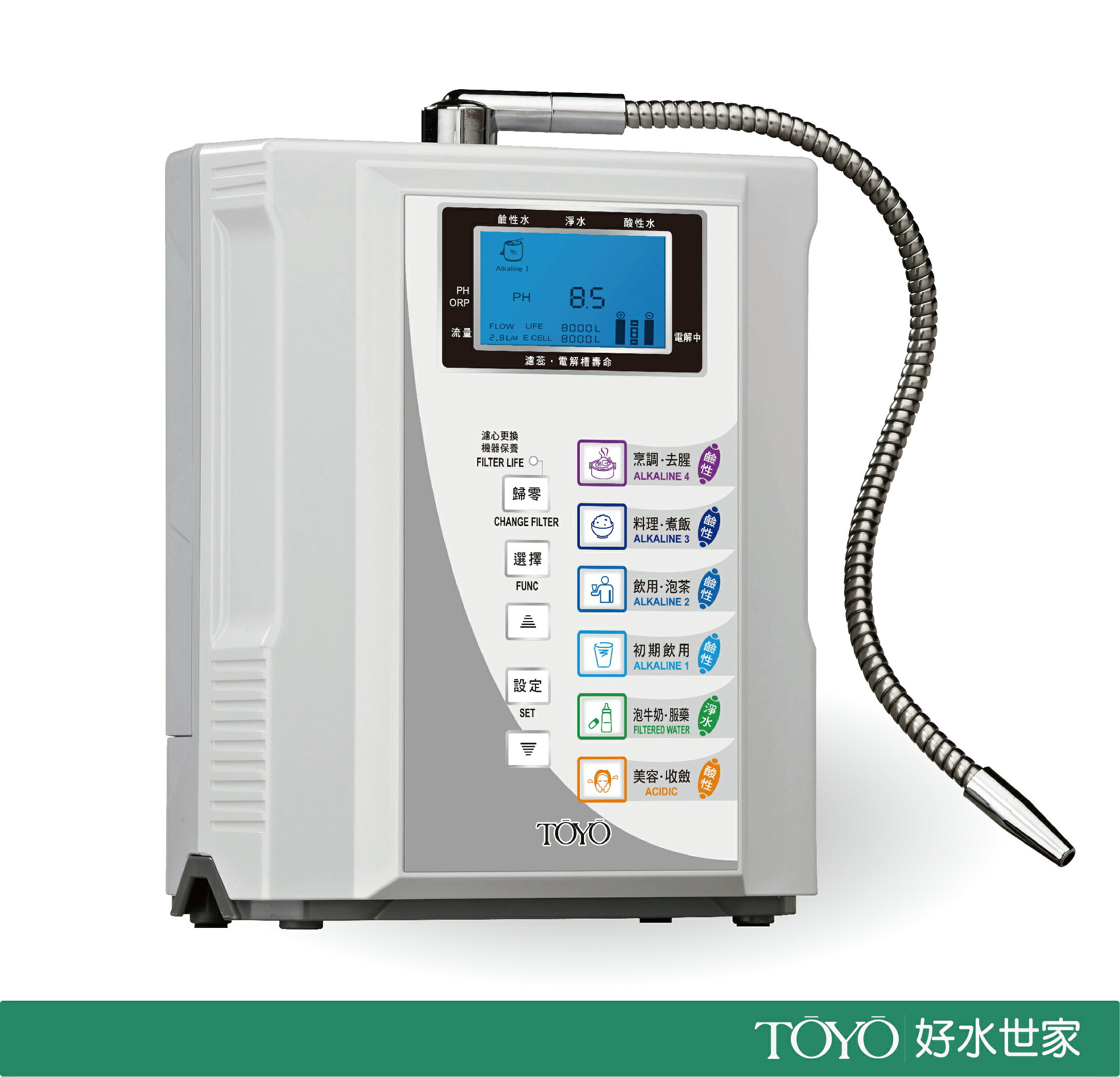 TOYO 鹼性離子水生成器 TW-308