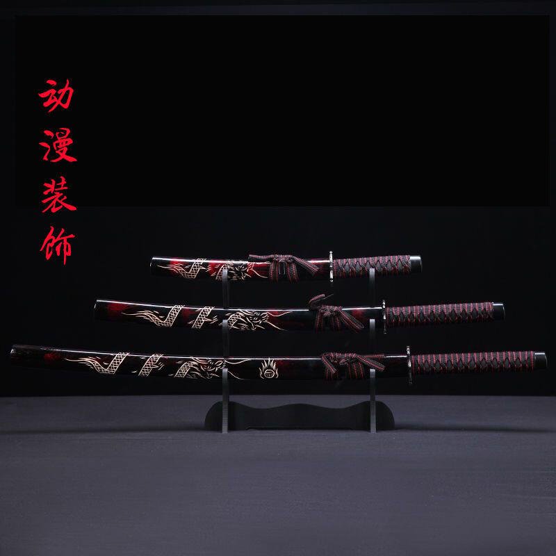 【新品】正品手工一體高碳鋼唐橫刃動漫裝飾武術長刀劍影視道具“未開刃” 5