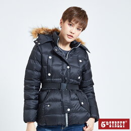 長版腰身羽絨外套